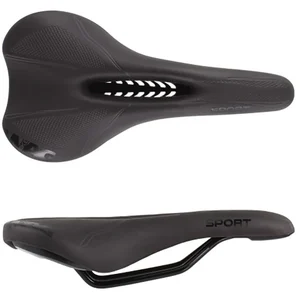 Wag Selle Sport Race MTB/Route avec Trou Central, Noir, 270x140 mm pas cher