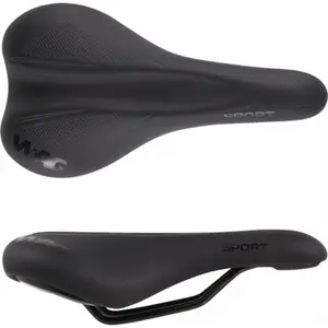 Wag Selle Sport Unisexe VTT et Route Noire 280x155 mm - Confort et Polyvalence pas cher
