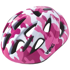 Wag Casque Fille Rose Camouflage Mat XS 48-52cm - Certifié EN1078, Sécurité et Confort pas cher