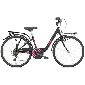 Myland Vélo Vicolo 26.2 City L Noir/Fuchsia, Taille S, Roues 26', Shimano 6V