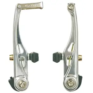 Bta Série V-Brake en Aluminium Argent - Set de 4 Pièces de 110mm avec Patins de 73mm pas cher