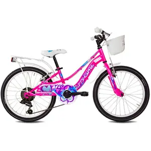Myland Vélo City Fille 20 Kid Fuchsia avec Shimano 6V et Freins V-Brake