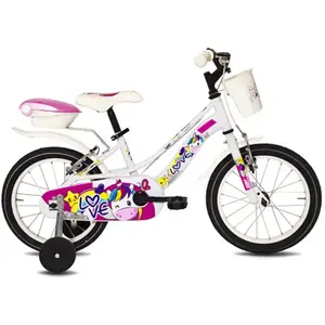 Myland Vélo pour Enfants Love 16 Kid L Blanc/Rose 16' avec Freins V-BrakeVendu parbikeinn