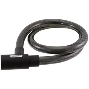 Wag Cadenas à câble renforcé 25x1200 mm avec clé, noir - Sécurité et praticité pas cher