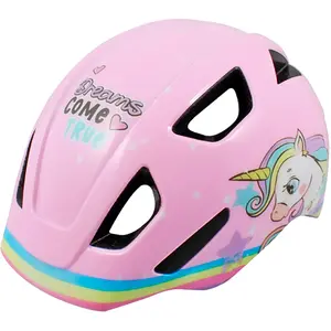 Wag Casque Fille Rose avec Licornes Fun Kid Unicorn, Taille S (53-56 cm) pas cher