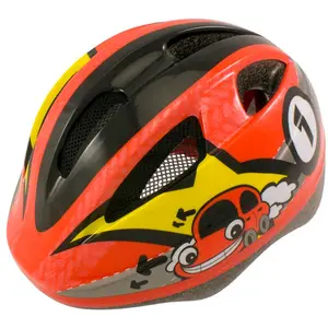 Bta Casque Enfant Rouge 48-52 cm EN1078 avec Ventilation et Doublure HypoallergéniqueVendu parbikeinn