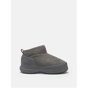 Moon Boot Luna Low Boot Suede - Chaussures lifestyle Anthracite 37 pas cher