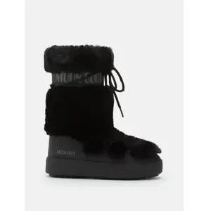 Comparateur de prix : MOON BOOT MB LTRACK FAUX FUR HIGH noir 39