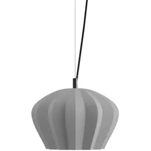 Karman Suspension Sahara, gris, Ø 35 cm, céramique, E27 pas cher