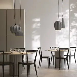 Karman Suspension Sahara, gris, Ø 14 cm, céramique, E27 pas cher