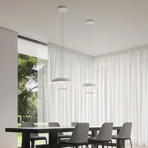 Suspension LED Karman BLANCO, Ø 60 cm, blanc, métalVendu parluminaire