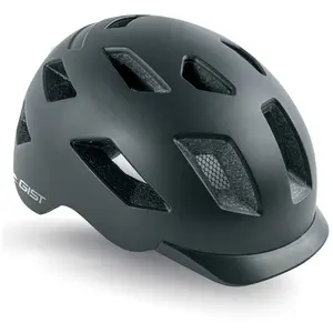 Casque urbain Gist Smart éclairage arrière noir mat- 56-62 cm pas cher