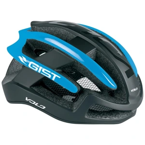 Casque vélo route adulte Gist Volo noir et bleu- 52-56 pas cher