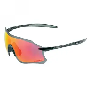Comparateur de prix : Lunettes soleil vélo Gist Pack orange 100 % UV monture noire