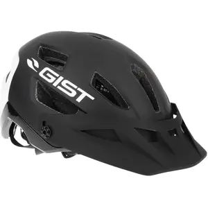 Casque vélo VTT Gist Kop In-Mold noir/blanc - 53-59 pas cher
