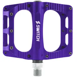 Comparateur de prix : Paire de pédales SWITCH Freeride - violet - filetage 9/16 - picots argent