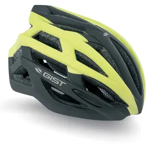 GIST Planet Casque Unisex-Adult, Noir-Lime, S-M pas cher