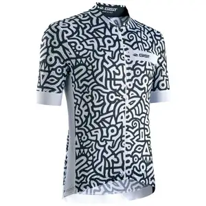 Comparateur de prix : Maillot route manches courtes Gist Paint noir/blanc- S