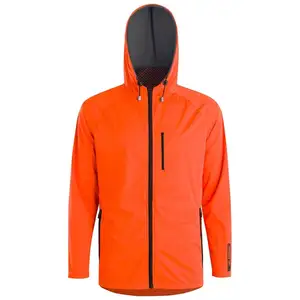 Veste pluie Ã  capuche Gist Giacca Waterproof orange- M