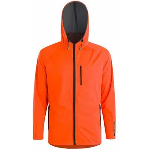 Veste pluie à capuche Gist Giacca Waterproof orange- XL pas cher