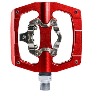 Pédales plate automatique ou standard alu Switch Rouge 90x90 mm 208221 pas cher