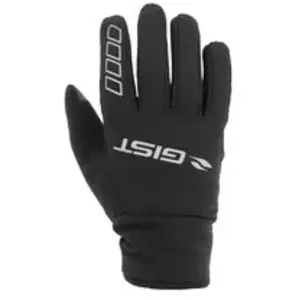 Gants vélo hiver long basse température compatible écran tactile Gist 5493 Noir L 172450 pas cher