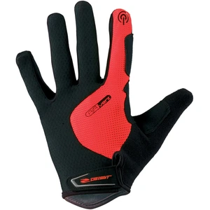 Comparateur de prix : Gants longs VTT Gist Hero Gel compatibles écran tactile - Rouge - Taille S