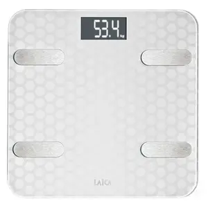 Comparateur de prix : Balance Bluetooth et calcul de composition corporelle SMAT Blanc 180kg PS7011 LAICA