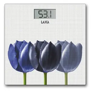 Laica PS1075W, Pèse-personne électronique, 180 kg, 100 g, Multicolore, Carré, Verre trempéVendu paramazon