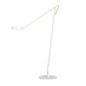 ROTALIANA lampadaire STRING XL (Blanc mat, cordon orange - Aluminium)Vendu parmyareadesign