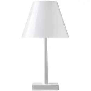 Rotaliana Dina T1 lampe table LED blanche/blanche pas cher