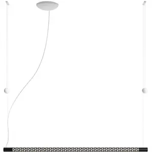 ROTALIANA lampe à suspension SQUIGGLE H8 (Noir mat, 3000K - Aluminium)