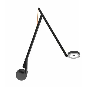 ROTALIANA lampe murale applique STRING W2 (Noir mat, cordon orange, bl... pas cher