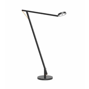ROTALIANA lampadaire STRING F1 (Noir mat, cordon orange, blanc rable - Aluminium)
