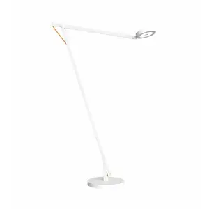 ROTALIANA lampadaire STRING F1 (Blanc mat, cordon orange, blanc rable - Aluminium)