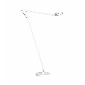 ROTALIANA lampadaire STRING F1 (Blanc mat, cordon noir, blanc rable - Aluminium)