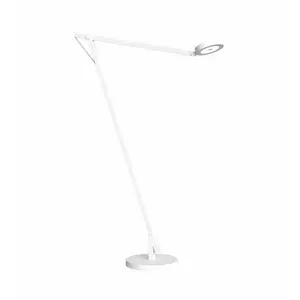ROTALIANA lampadaire STRING F1 (Blanc mat, cordon argentblanc rable - Aluminium)
