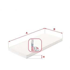 Filtre d'habitacle (filtre à pollen) SOFIMA S3024C pas cher
