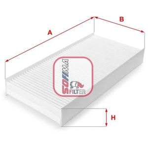 Filtre d'habitacle (filtre à pollen) SOFIMA S 3136 C pas cher