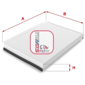 Filtre d'habitacle (filtre à pollen) SOFIMA S 3137 C pas cher