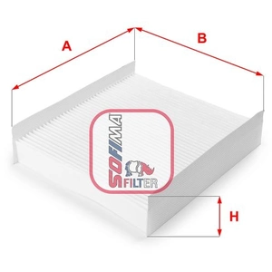 Filtre d'habitacle (filtre à pollen) SOFIMA S3157C pas cher