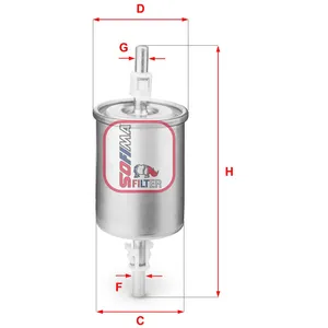 Filtre à carburant SOFIMA S1515B pas cher