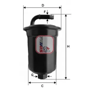 Filtre à carburant SOFIMA S 1694 B pas cher