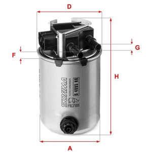 Filtre à carburant SOFIMA S 4095 NR pas cher