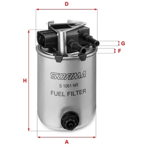 Filtre à carburant SOFIMA S 1061 NR pas cher