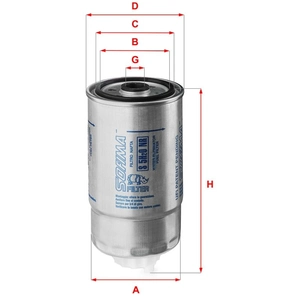 Filtre à carburant SOFIMA S 5H2O NR pas cher