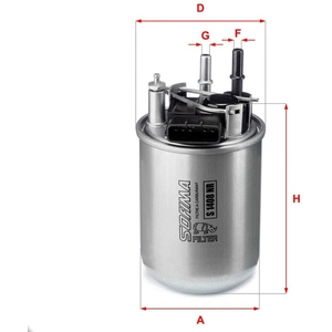 Filtre à carburant SOFIMA S 1408 NR pas cher
