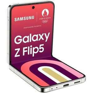 Smartphone Samsung Galaxy Z Flip5 512Go Creme 5G Single SIM US Version... pas cher