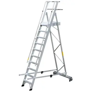 GIERRE Plateforme Individuelle Roulante en aluminium Hailo PIR - 10 marches pas cher