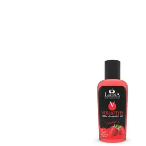 Luxuria Voluptas Gel de Massage Comestible Effet Réchauffant Fraise 10... pas cher